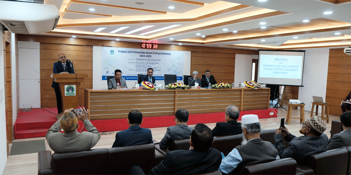 খাদ্য নিরাপত্তা নিশ্চিতে গবেষণায় পর্যাপ্ত সহায়তা প্রয়োজন: সিকৃবি ভিসি