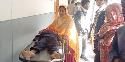 মায়ের হাত ধরা শিশুর প্রাণ নিল মাইক্রোবাস