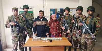 প্রায় ২০ লাখ টাকা ও ইয়াবাসহ বিএনপি নেতার স্ত্রী-ছেলে আটক