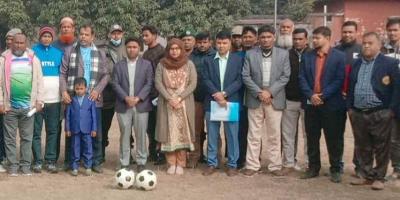 নাচোলে জাতীয় গোল্ডকাপ ফুটবল টুর্নামেন্ট অনুষ্ঠিত