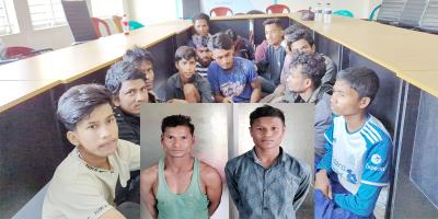 টেকনাফে ১৫ জিম্মি উদ্ধার, আটক ২