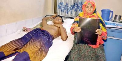 ফুসফুসে গুলি নিয়ে দিন কাটাচ্ছে রাশেদ