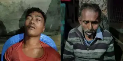 চালকের গলা কেটে ভ্যান ছিনতাই, ২ জনকে গণপিটুনি
