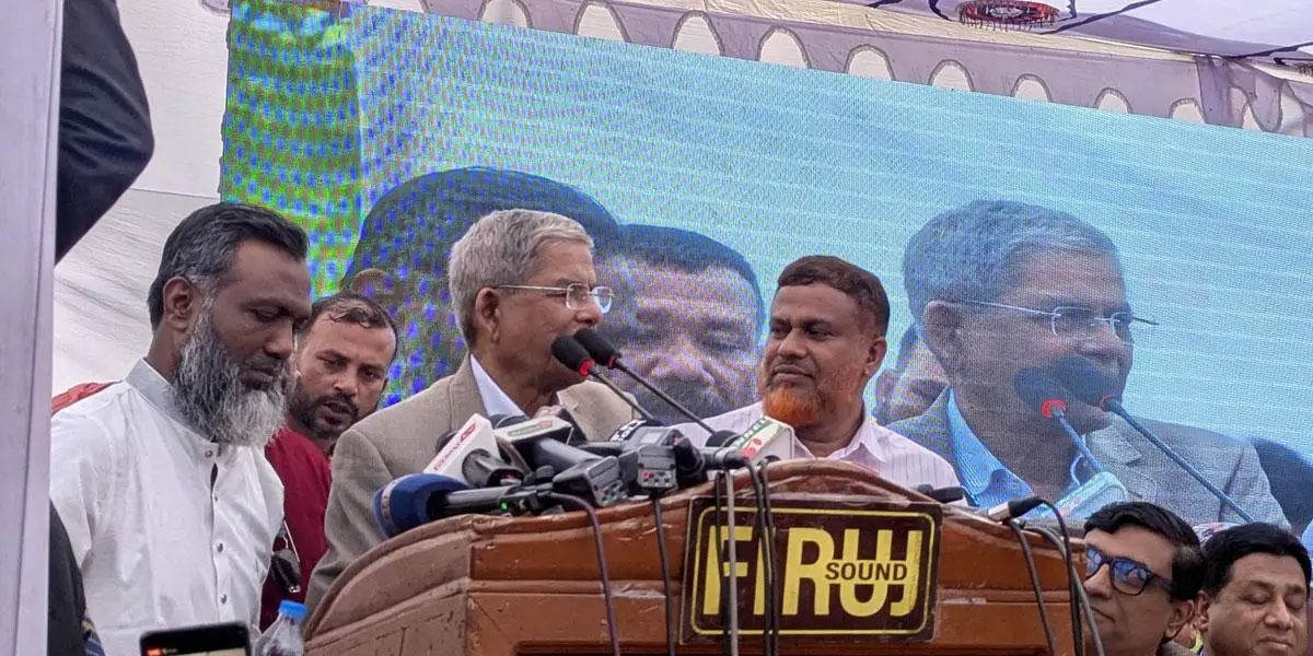 সরকারে থেকে দল গঠন করলে জনগণ মেনে নেবে না: মির্জা ফখরুল