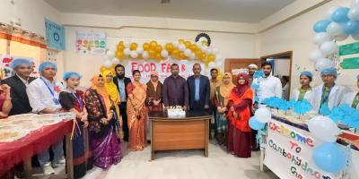 ক্রিয়েটিভ নার্সিং কলেজে ফুড ফেয়ার অনুষ্ঠিত