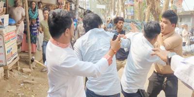 শরীয়তপুরে সাংবাদিকদের ওপর হামলা