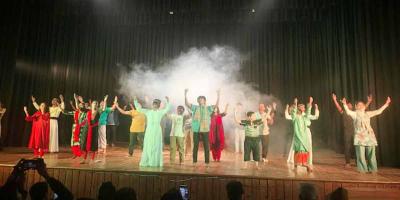 সুনামগঞ্জে মঞ্চস্থ হলো বিপ্লবের বীরত্বগাথা নাটক হা হা কা র
