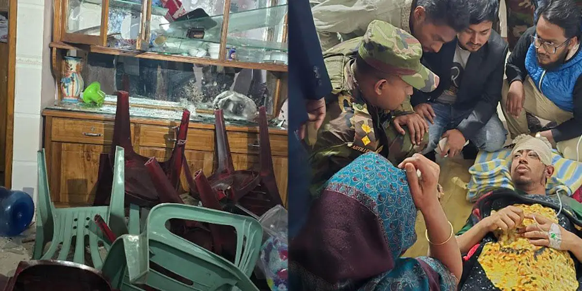 গাজীপুরে সাবেক মন্ত্রীর বাড়িতে হামলায় আহত ১১ জন ঢামেকে