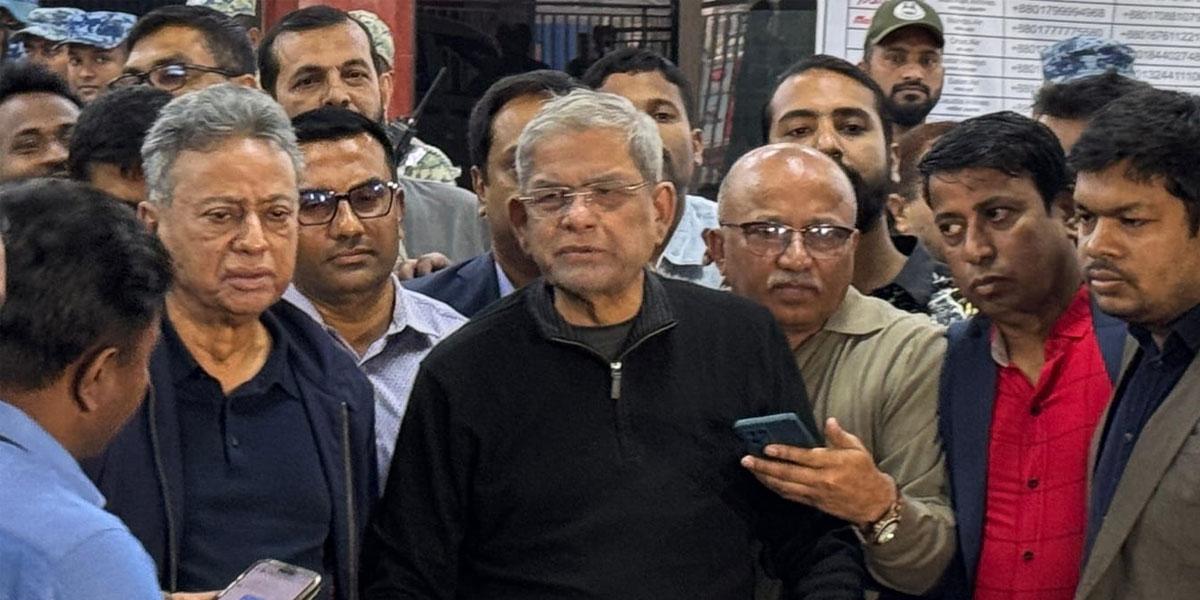 আমরা যেন শেখ হাসিনার পাতা ফাঁদে পা না দিই: মির্জা ফখরুল