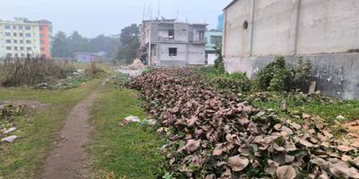 ভূঁইয়ার মাঠ খাল ভরাটে পানি চলাচল বন্ধ, পৌরবাসীর ভোগান্তি