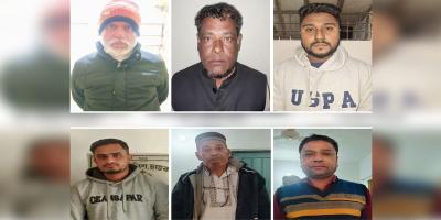 সুনামগঞ্জে ডেভিল হান্টে ইউপি চেয়ারম্যানসহ গ্রেপ্তার ৬