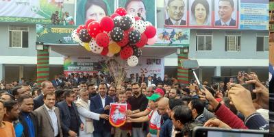 আরাফাত রহমান কোকো স্মৃতি ফুটবল টুর্নামেন্টের সিলেট পর্ব উদ্বোধন