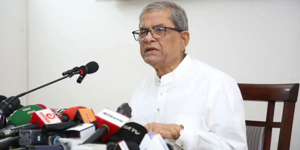 সংস্কারে দ্রুত ঐকমত্য তৈরি হবে: মির্জা ফখরুল