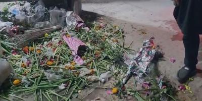 ভূঞাপুরে ফুল বিক্রি করায় ভাঙচুরের অভিযোগ