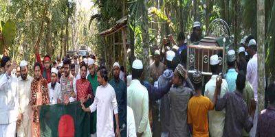৫ আগস্ট আন্দোলনে নিখোঁজ ভোলার হাসানের দাফন সম্পন্ন