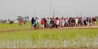 গরুর ধান খাওয়াকে কেন্দ্র করে ২ গ্রামবাসীর সংঘর্ষে আহত ৪০