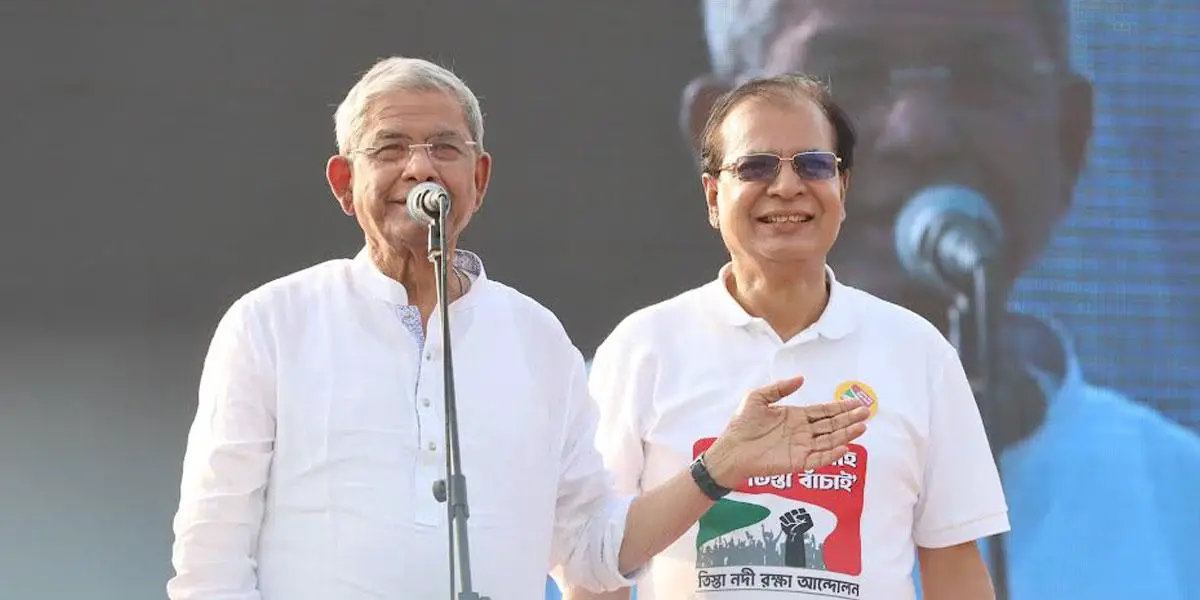 বন্ধু হলে তিস্তার পানি ও সীমান্তহত্যা বন্ধ করুন, ভারতকে মির্জা ফখরুল