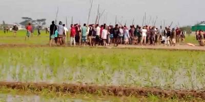 শান্তিগঞ্জে গরু ধান খাওয়ায় সংঘর্ষ, আহত ৪০