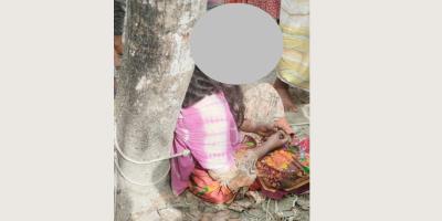 বাবাকে ‘গরু চোর’ বলার প্রতিবাদ করায় স্কুলছাত্রীকে গাছে বেঁধে নির্যাতন