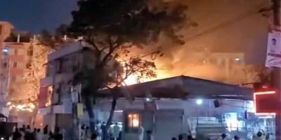 খিলগাঁও তালতলায় ভয়াবহ আগুন, নিয়ন্ত্রণে ১১ ইউনিট
