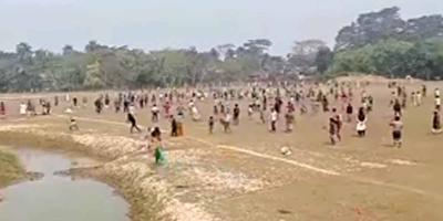 ঘোষণা দিয়ে দুই পক্ষের সংঘর্ষ, আহত অর্ধশত
