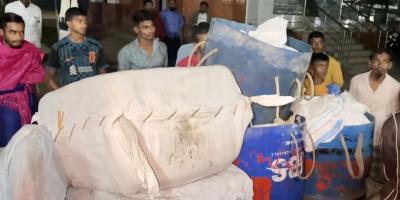 বাউফলে ১ হাজার কেজি জাটকা ও চাপিলা ইলিশ জব্দ