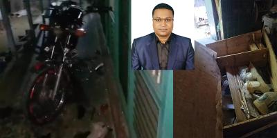 যুবদল নেতার বিরুদ্ধে বিএনপি নেতার বাড়িতে হামলার অভিযোগ