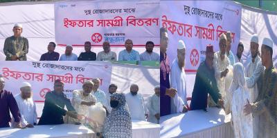 ফেনীতে ‘বন্ধুজন’-এর ইফতারসামগ্রী পেয়ে খুশি অর্ধশত পরিবার