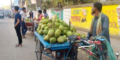 বেড়েছে ডাবের দাম কমেছে ক্রেতা