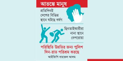 অপরাধীরা বেপরোয়া, আতঙ্কে মানুষ