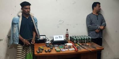 মুন্সীগঞ্জে যৌথ বাহিনীর অভিযানে মাদক ও অস্ত্রসহ গ্রেপ্তার ২