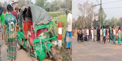 ফুলপুরে ট্রাক-আটোরিকশা সংঘর্ষে প্রাণ গেল ৩ জনের