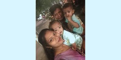 দুই সন্তান নিয়ে অকূলপাথারে শহিদ নাদিমের স্ত্রী নেহা