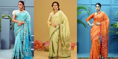 কে ক্র্যাফটে  ঈদে শাড়ির আয়োজন