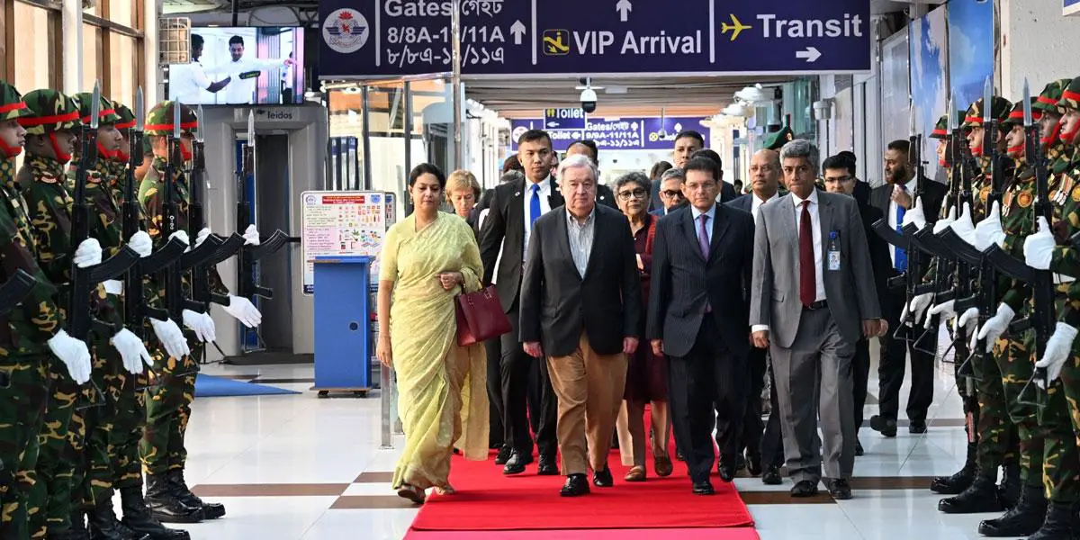 সংস্কার, নির্বাচন ও রোহিঙ্গা ইস্যুতে সমর্থন জানিয়ে গেলেন গুতেরেস