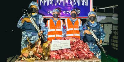 সুন্দরবনে ২০৫ কেজি হরিণের মাংসসহ আটক ১