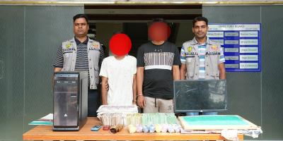 রাজধানীতে জালনোট ও নোট তৈরির সরঞ্জামসহ ২ জন গ্রেপ্তার