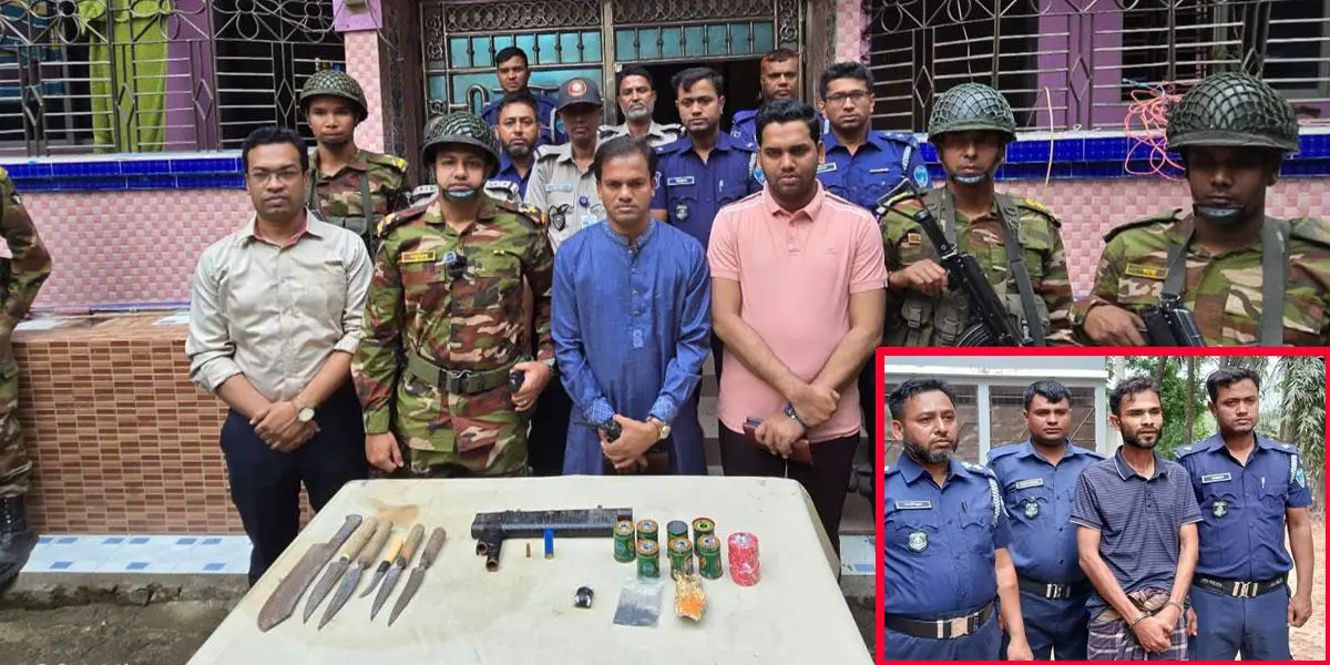 ফেনীতে অগ্নেয়াস্ত্রসহ ছাত্রদল নেতা গ্রেপ্তার