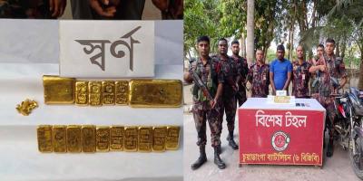 চুয়াডাঙ্গায় ৪ কোটি টাকার স্বর্ণসহ আটক ১