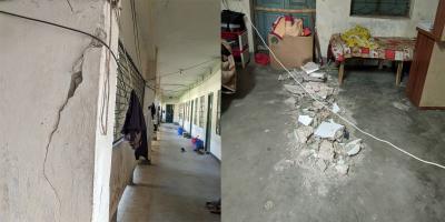 রমেকে বেহাল ছাত্রাবাস, সংস্কারে উদ্যোগ নেই