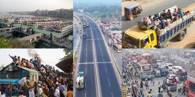 ঠাসা ভিড়েও আনন্দের ঈদযাত্রা
