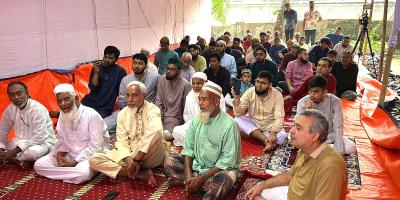 মৌলভীবাজারে সৌদির সঙ্গে মিল রেখে ঈদের নামাজ আদায়