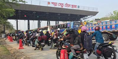 এক্সপ্রেসওয়ে টোলপ্লাজায় চাপ থাকলেও নেই যানজট