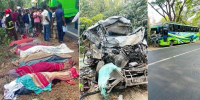 লোহাগাড়ায় বাস-মাইক্রোবাস সংঘর্ষে নিহত ৭