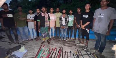 ধলেশ্বরীতে সেনা অভিযানে অস্ত্রসহ আটক ৭