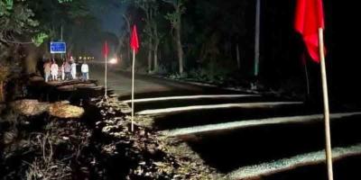লোহাগাড়ার সেই দুর্ঘটনাস্থলে বসানো হলো গতিরোধক