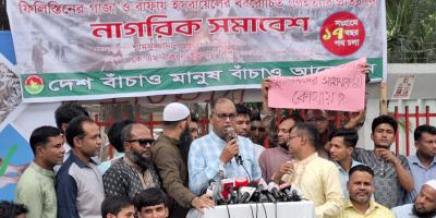 ফিলিস্তিন রক্ষায় মুসলমানদের এক হওয়ার আহ্বান দুদুর