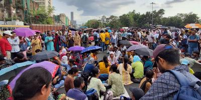 মমতা সরকারের বিরুদ্ধে আবারও রাস্তায় মানুষ