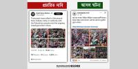 মার্চ ফর গাজার ছবি ভারতের দাবি করে প্রচার