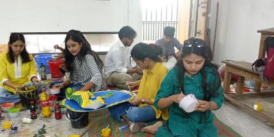 নারায়ণগঞ্জে বর্ষবরণে প্রস্তুত চারুকলা